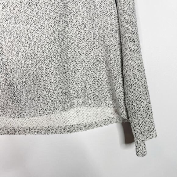 A New Day Medium M Heather Gray Boucle Textured Cowl Neck Sweater Cozy Casual - Picture 5 of 8